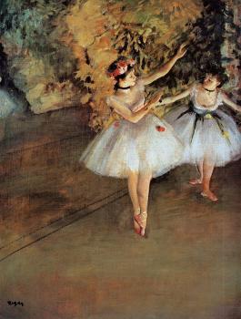 Edgar Degas : Two Dancers on Stage